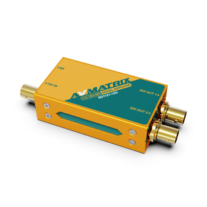 Усилитель-распределитель AVMATRIX SD1121-12G 1×2 12G-SDI с восстановлением тактовой частоты, фото 2