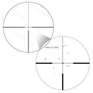 Оптический прицел Vector Optics 31 мм SFP Continental X6 2.5-15X56 Fiber (SCOM-47), фото 3