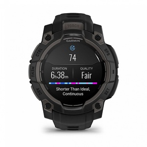 Часы Garmin Instinct 3 45mm AMOLED Black with Black Silicone (010-02936-00G), фото 9
