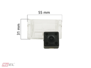 CMOS ИК штатная камера заднего вида AVS315CPR (#196) для автомобилей MAZDA, фото 2