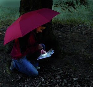 Зонт Light trek с фонариком (синий), фото 6
