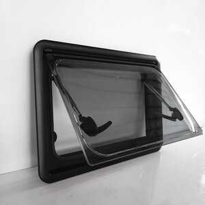 Окно 50x35см, MobileComfort W5035R, откидное для транспортных средств, шторка рулонная, антимаскитка, фото 1