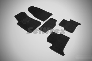 Ворсовые LUX коврики в салон Seintex для Chevrolet Trail Blazer II 2012-2016 (черные, 85269), фото 1