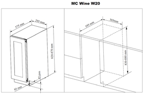 Винный холодильник MC Wine W20B, фото 17