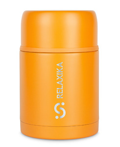 Термос для еды Relaxika 301 (0,7 литра), желтый, фото 1