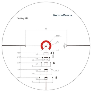 Прицел Vector Optics Continental 1-6x28, 34 мм, Tactical FFP (SCFF-31), фото 11