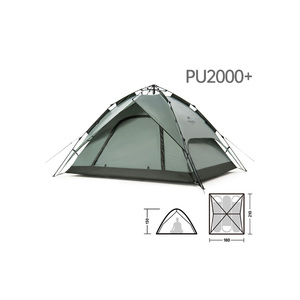 Палатка Naturehike автоматическая NH21ZP008, трехместная, серо-зеленая, 6927595777442, фото 2