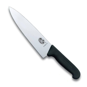 Нож Victorinox разделочный, лезвие 20 см широкое, черный, фото 2