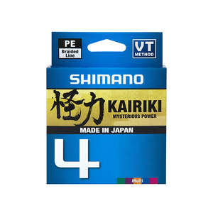 Леска плетёная SHIMANO Kairiki 4 PE 150 м разноцвет. 0.16 мм 8.1 кг