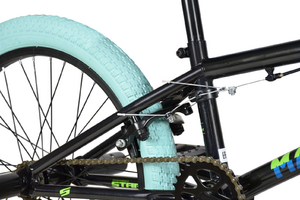 Велосипед Stark'22 Madness BMX 2 черный/зеленый/голубой, фото 4