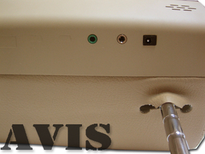Подголовник со встроенным LCD монитором 9" Avel AVS0944BM (бежевый), фото 3