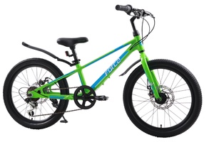 Велосипед детский Tech Team Forca 20" green/blue 2024 (магниевый сплав), фото 2