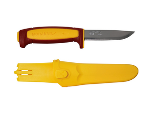 Нож Morakniv Basic 511 (C), 2023, Yellow/Dala Red, фото 1