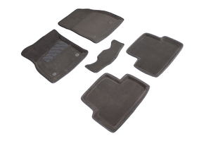 Ворсовые 3D коврики в салон Seintex для Chevrolet Cruze 2009-2015 (серые)