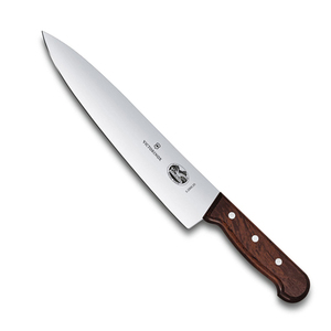 Нож Victorinox разделочный, лезвие 25 см, прямое, рукоять из палисандрового дерева, (подар. упак.), фото 1