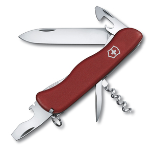 Нож Victorinox Picknicker, 111 мм, 11 функций, с фиксатором лезвия, красный, фото 1