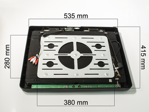 Потолочный автомобильный монитор 20,1" с HDMI и встроенным медиаплеером AVEL Electronics AVS 2020MPP (черный), фото 4