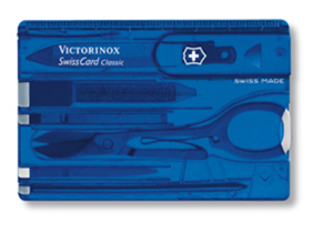 Швейцарская карточка Victorinox SwissCard, синяя, фото 2