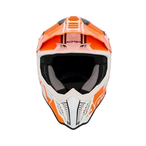 Шлем Acerbis AIRSTRIKE-C Orange/White глянцевый XL, фото 4