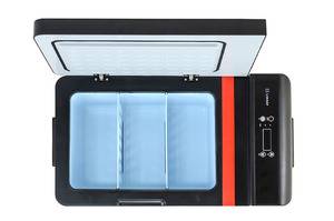 Компактный компрессорный автомобильный холодильник Libhof Q-18 (12/24В), фото 2