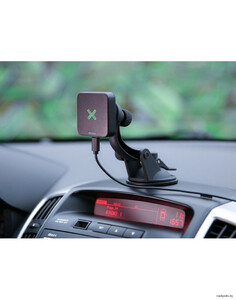 Комплект чехла и автомобильного беспроводного ЗУ XVIDA iPhone 7 PLUS Charging Car Kit Suction Cup Mount, черный, фото 2