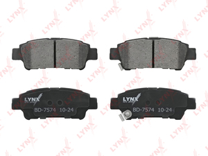 Колодки тормозные задние LYNXauto BD-7574. Для: TOYOTA Тойота Avensis(Авенсис) Verso/ Picnic 2.0-2.0D 01-09/ Estima/Previa II 2.0D-2.4 00-06/ Alphard(Альфард) 2.4-3.0 03-08, фото 2