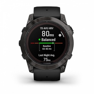Часы Garmin fenix 7X Pro Saph Solar Carbon Gray Ti w/Black Band (010-02778-11G) (010-02778-54), фото 5