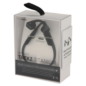 Беспроводные наушники с костной проводимостью звука AfterShokz Trekz Titanium серые, фото 5