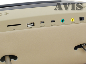 Подголовник со встроенным DVD плеером и LCD монитором 7" Avel AVS0745T (Бежевый), фото 2