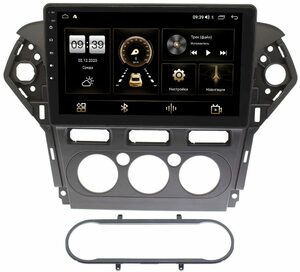 Штатная магнитола Ford Mondeo IV 2007-2015 (черная) LeTrun 4165-1019 на Android 10 (4G-SIM, 3/32, DSP, QLed), фото 1