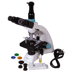 Микроскоп Levenhuk 500T, тринокулярный, фото 2