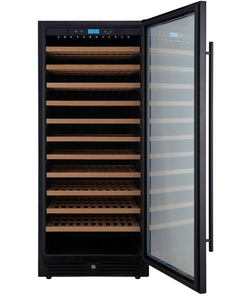 Винный шкаф CellarPrivate однокамерный на 127 бутылок черный CP127-1TB, фото 9