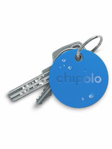 Умный брелок Chipolo PLUS с увеличенной громкостью и влагозащищенный, синий, фото 2