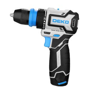 Дрель-шуруповерт аккумуляторная DEKO DKCD12 PRO ONE в кейсе, с 3 насадками, 12В, 2x3.0Ач, фото 3