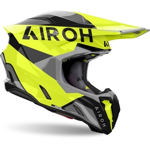 Мотошлем Airoh Twist 3 King Yellow Gloss глянцевый XL, фото 3