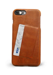 Чехол ZAVTRA для iPhone 7 Plus из натуральной кожи, коричневый, фото 1