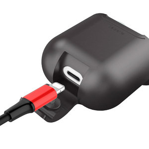Беспроводное зарядное Baseus wireless charger for Airpods Black, фото 7