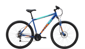 Велосипед Stark'23 Tank 29.1 HD темно-синий/оранжевый/голубой 18"