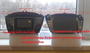 Штатное головное устройство RedPower 18047 Hyundai iX35, фото 7