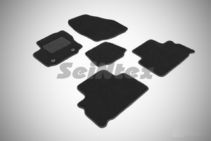 Ворсовые LUX коврики в салон Seintex для Ford Galaxy 2006-2015 / S-MAX 2006-2015 (черные, 83147), фото 1