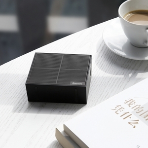Портативная колонка Baseus Encok Music-cube Wireless Speaker E05 Black, фото 6