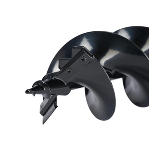 Профессиональный комплект шнек для каменистого грунта с удлинителем BURAN HARDDRILL 150x800+ PLUS-1000 S00130, фото 3