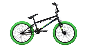 Велосипед Stark'22 Madness BMX 2 черный/зеленый/зеленый