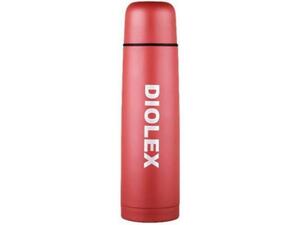 Термос Diolex DX-750-2, с узким  горлом, 750 мл., цветной: красный, синий, какао, нержавеющая сталь, фото 1