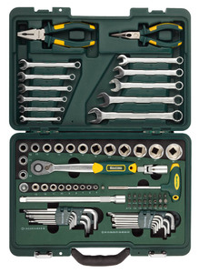 Универсальный набор инструмента  KRAFTOOL Industrie 84 (1/2"+1/4") 84 предм.  27977-H84
