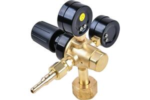 Регулятор расхода газа АВРОРА У-30/АР-40-5 2 ступени Латунь, фото 2