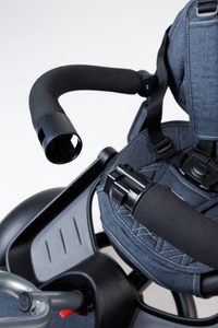 Велосипед коляска трехколесный с ручкой, Tech Team Luxury music черный 2026, фото 5