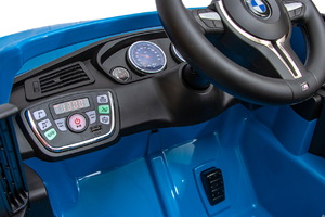 Детский автомобиль Toyland BMW X5M синий, фото 7