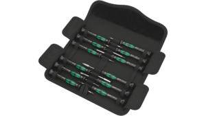 Набор отвёрток WERA прецизионных, 12 пр., Kraftform Micro 12 Electronics 1 PH/TX BO/IPR/SL/HEX внутр/Microstix, фото 2
