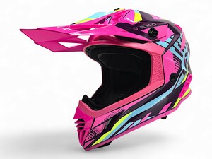 Шлем AiM RH855(Fiber Glass) VEXO глянцевый Purple/Pink XS, фото 1